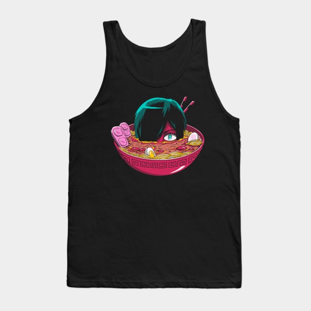 Ramen Goryo Tank Top by Vincent Trinidad Art